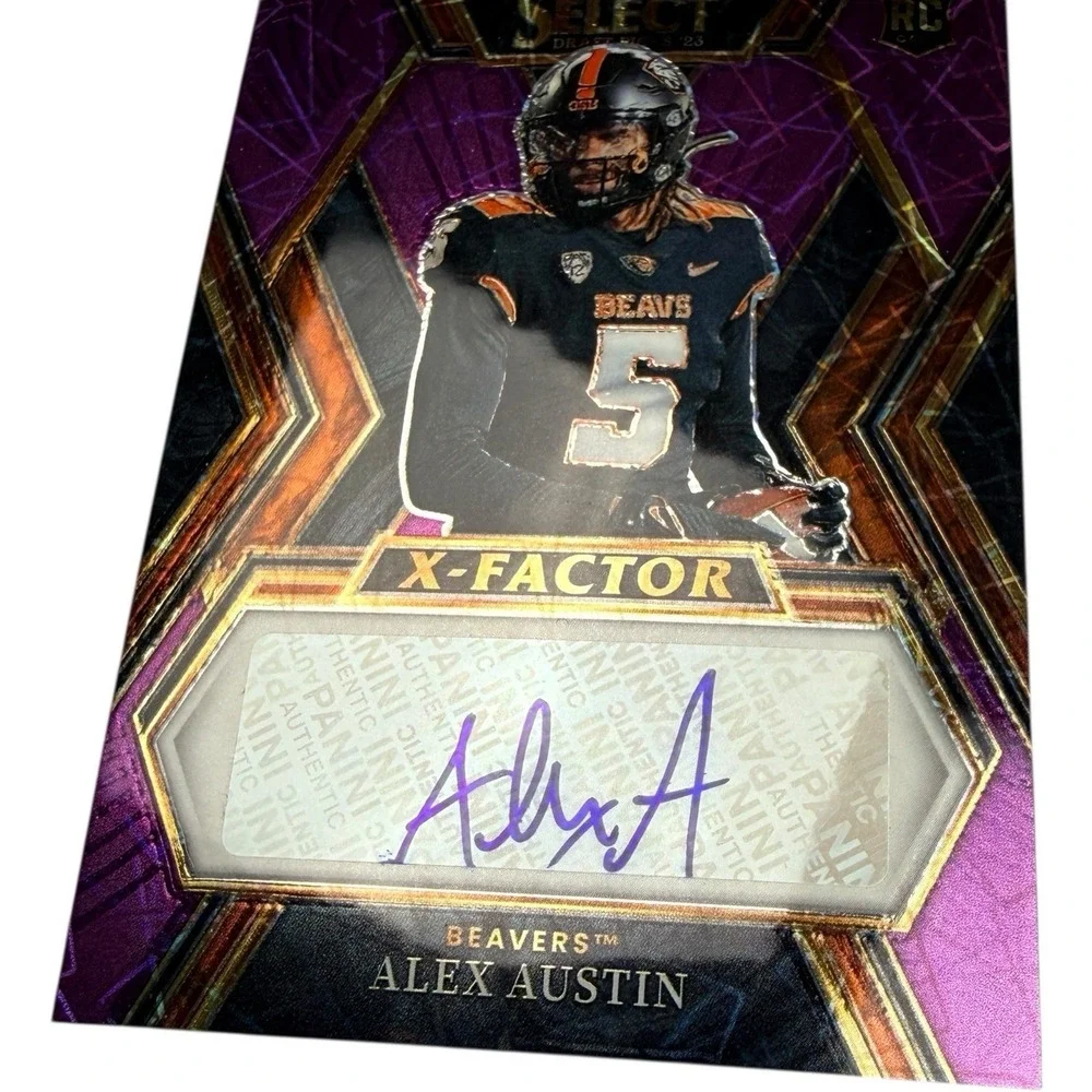 2023 Select Draft Picks X-Factor‎ Signatures Auto #XS-AAU Alex Austin Bills /89